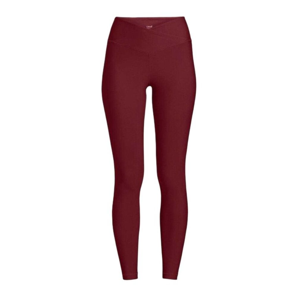 Casall Womens/Ladies Overlap Leggings / Red